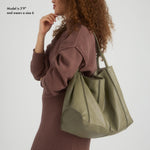 The Sak Los Feliz Large Tote - Leather - Loden