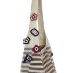 The Sak 120 Hobo - Hand Crochet - Serenity Stripe