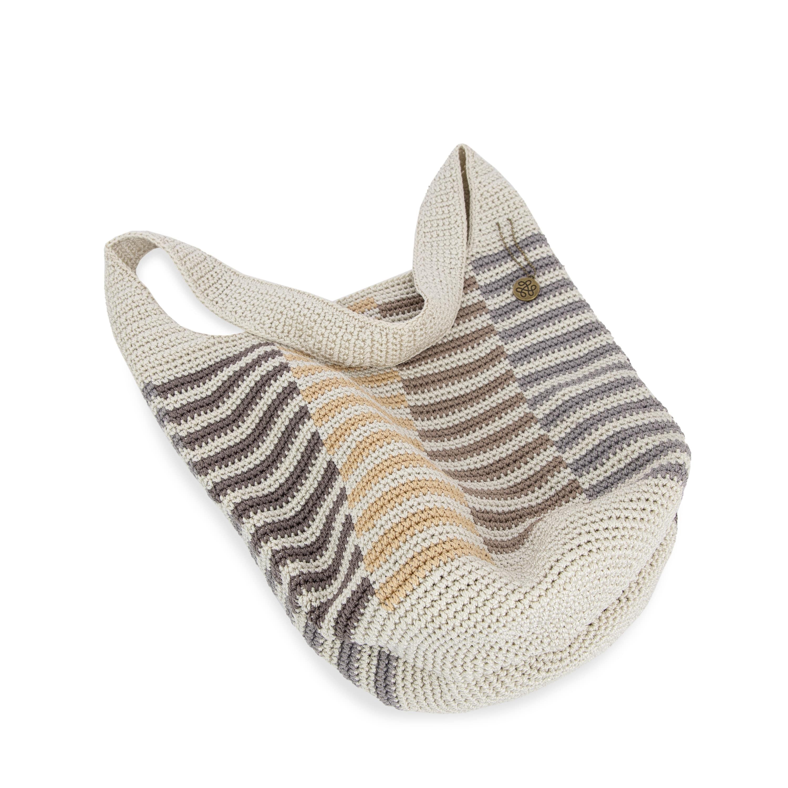 The Sak 120 Hobo - Hand Crochet - Serenity Stripe