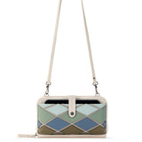 The Sak Iris Smartphone Wallet - Leather - Loden Multi Patch