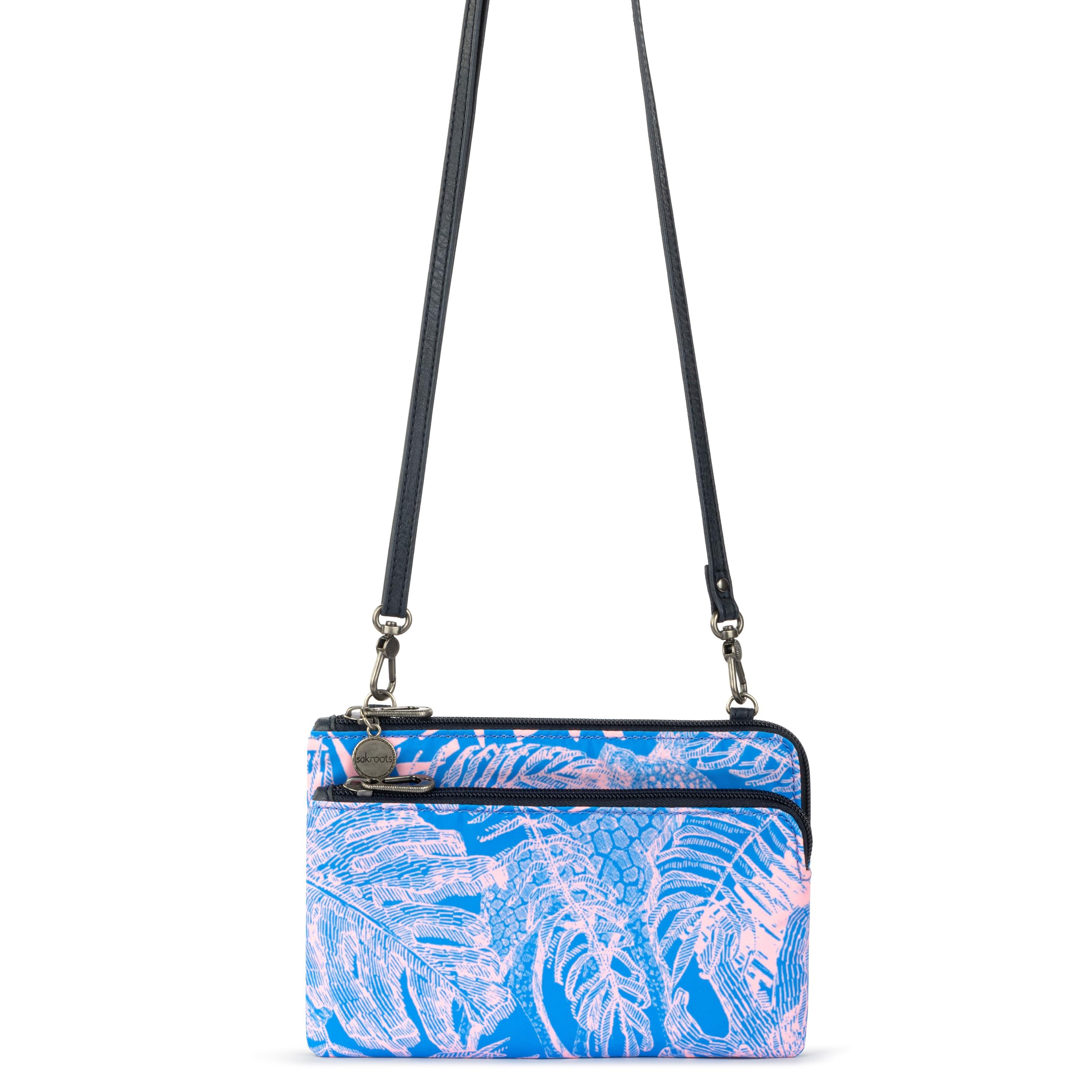 Sakroots Cambria Smartphone Wallet - EcoTwill - Bubblegum Wildlife