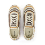 The Sak Asha Sneaker - Hand Crochet - Serenity Stripe