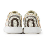 The Sak Asha Sneaker - Hand Crochet - Serenity Stripe