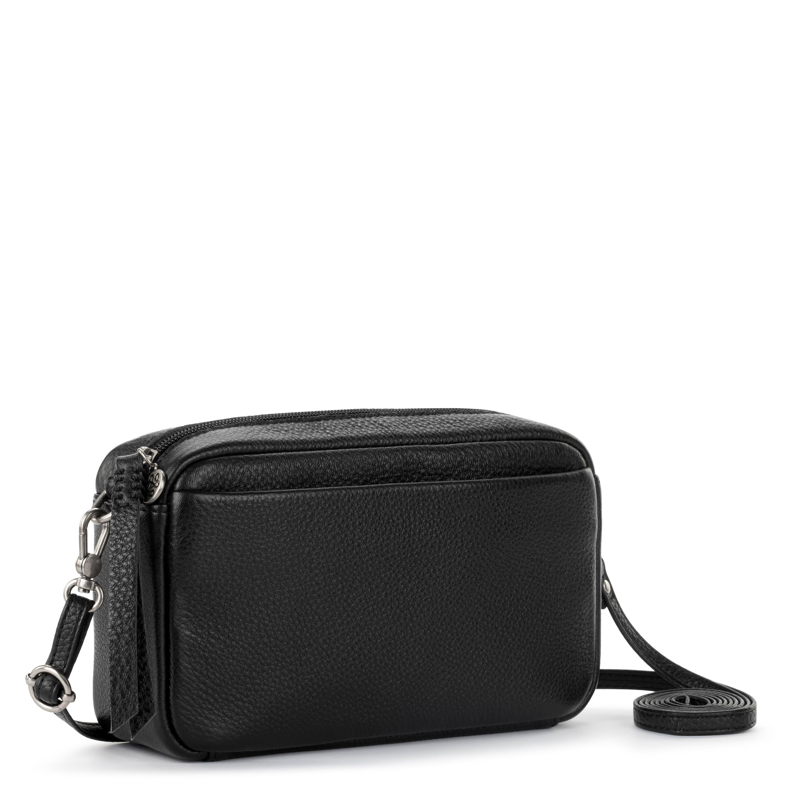 The Sak Cora Smartphone Crossbody - Leather - Black