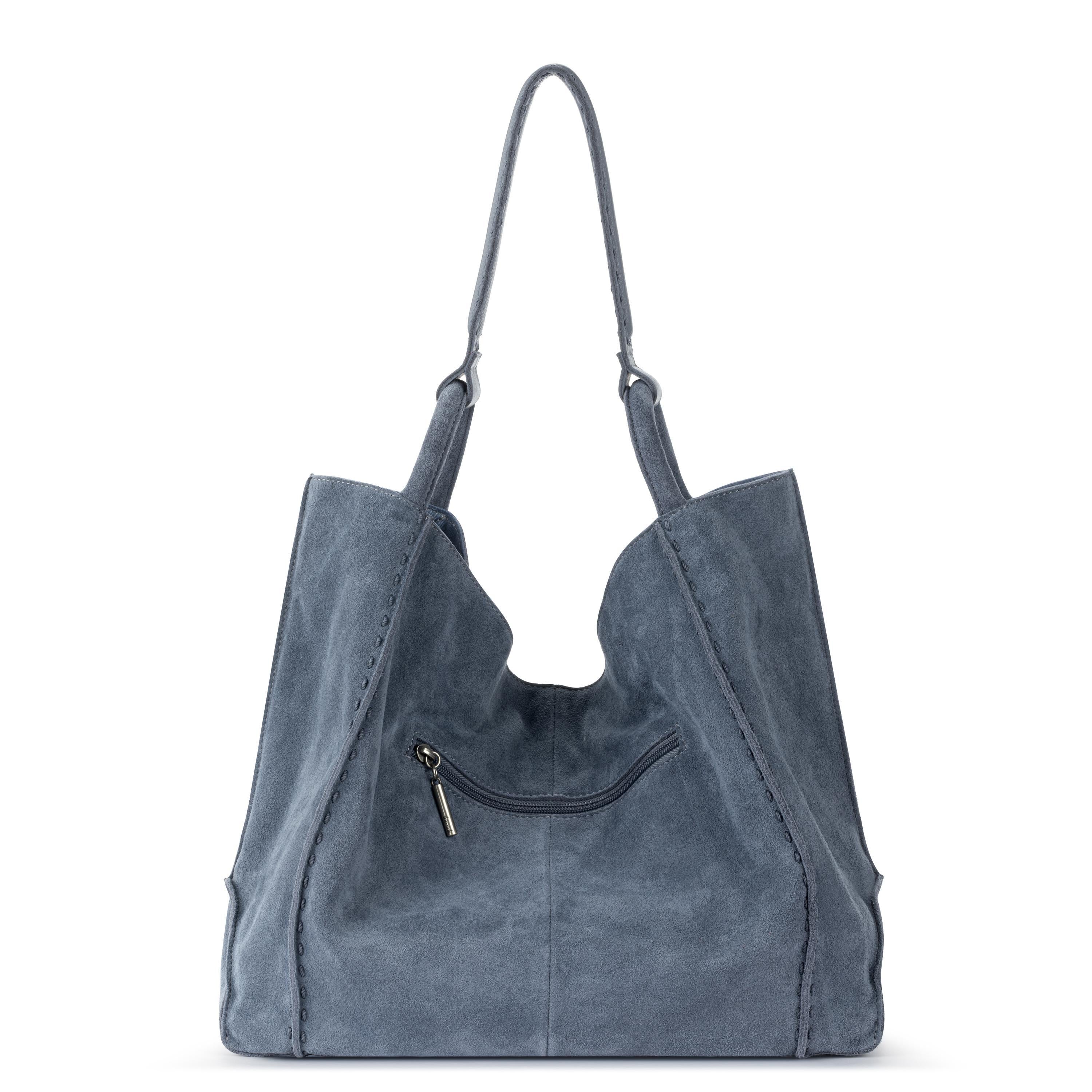 The Sak Los Feliz Large Tote - Leather - Maritime Suede
