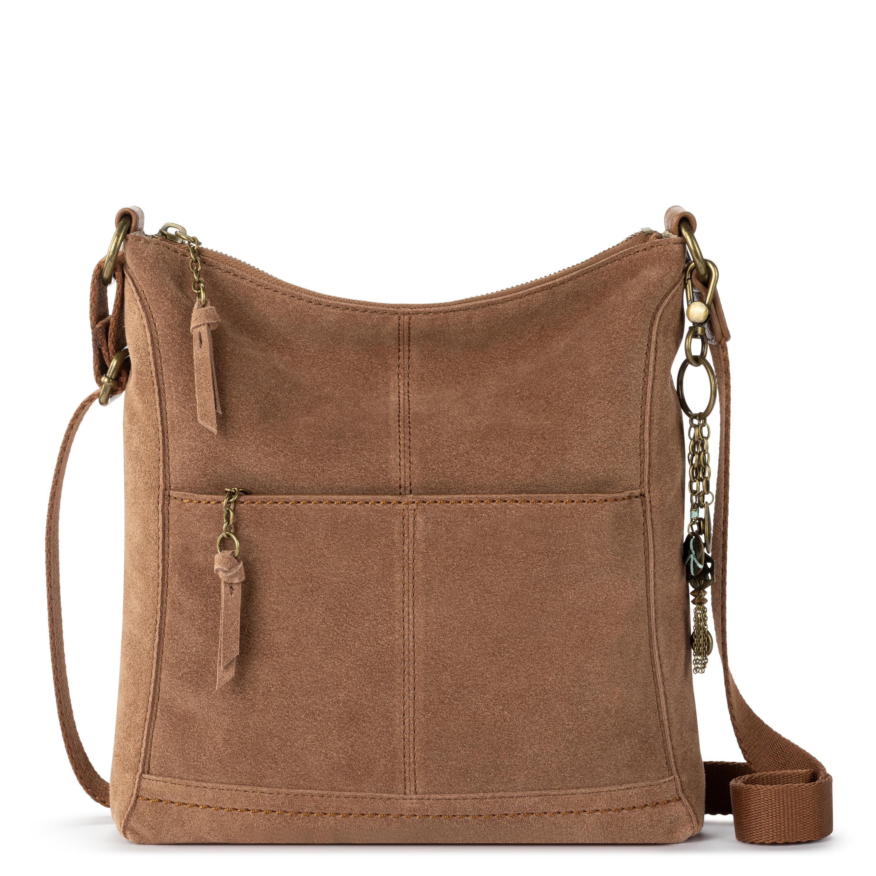 The Sak Lucia Crossbody - Leather - Tobacco Suede