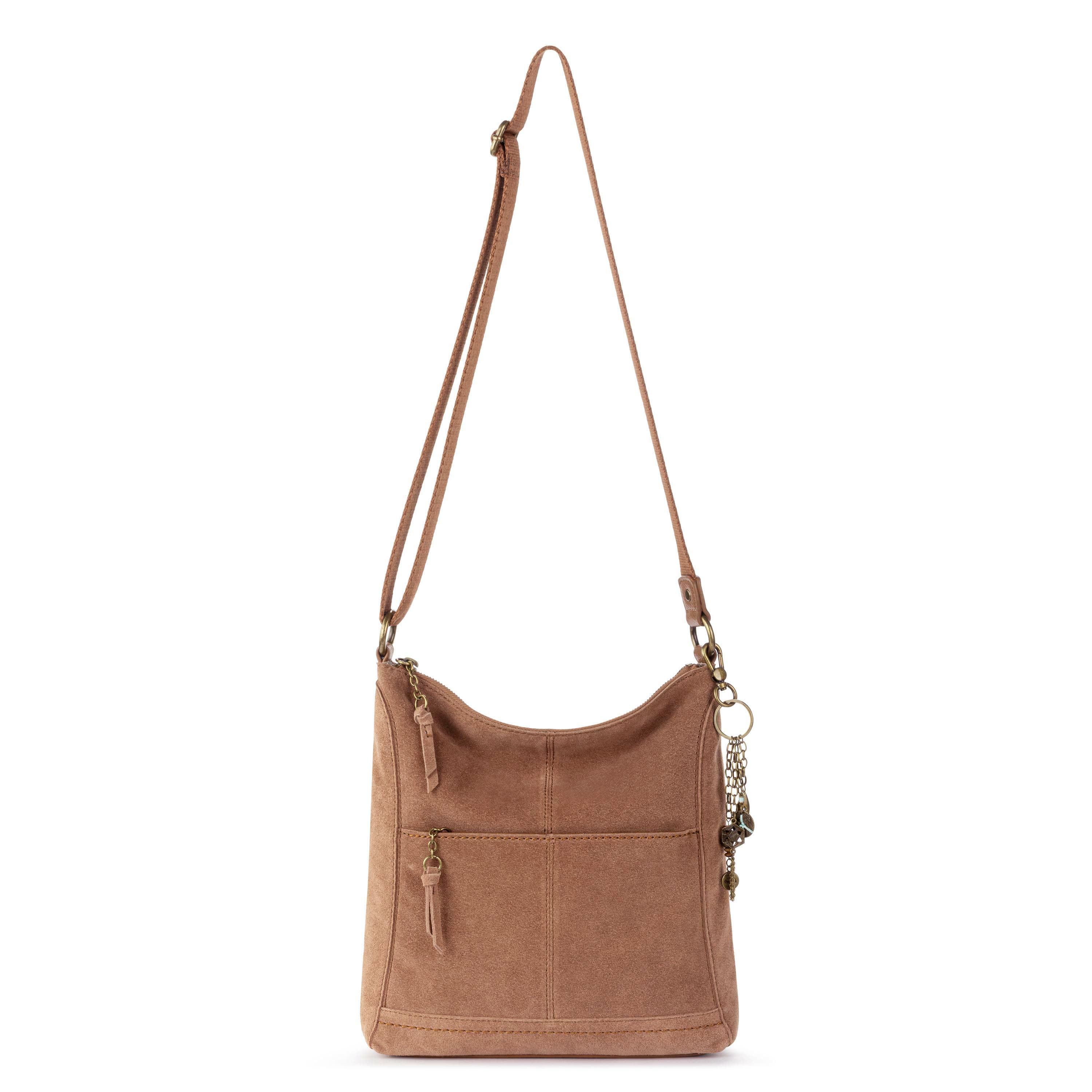 The Sak Lucia Crossbody - Leather - Tobacco Suede