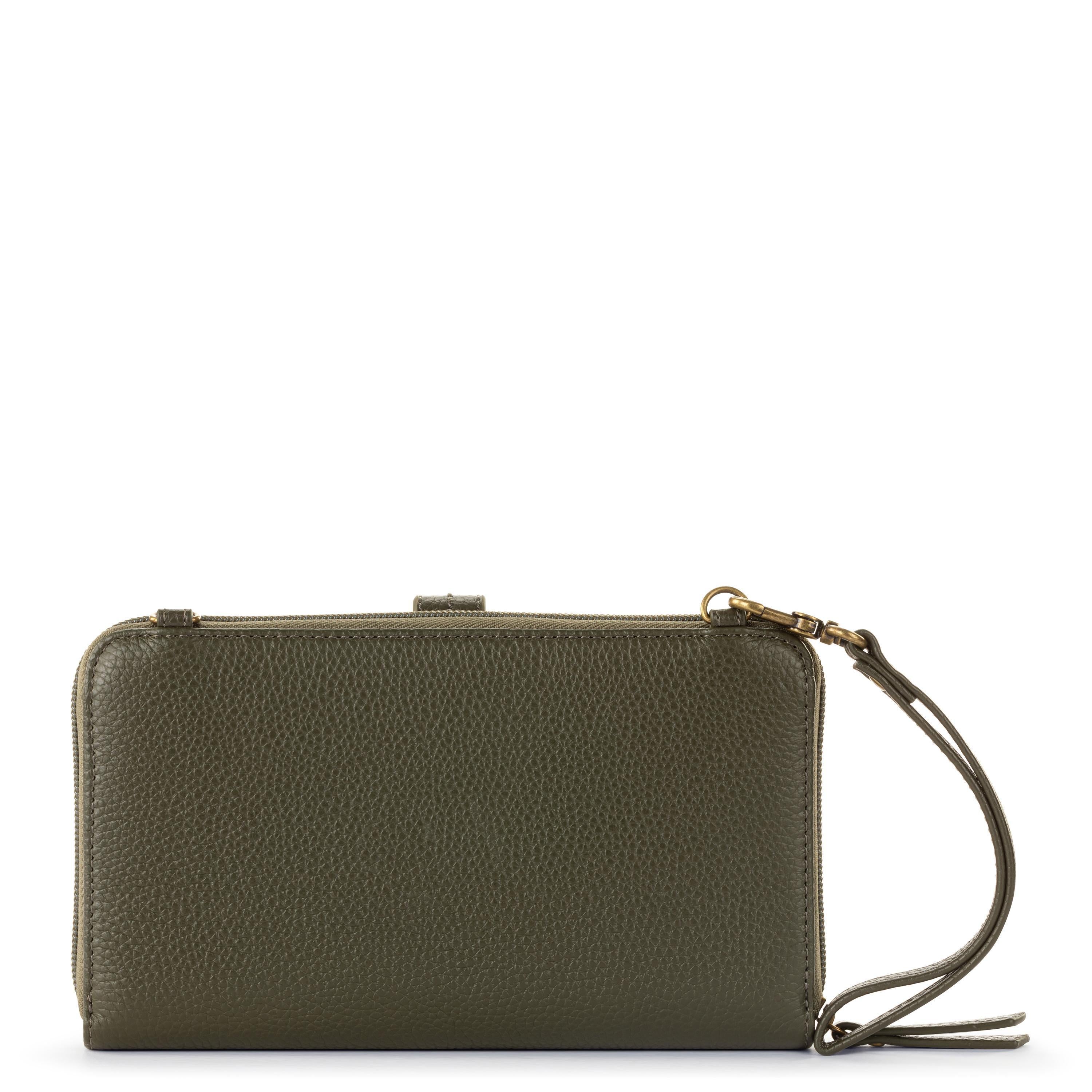 The Sak Iris Smartphone Wallet - Leather - Moss Suede