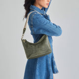 The Sak Jasmine Small Hobo - Leather - Moss Suede