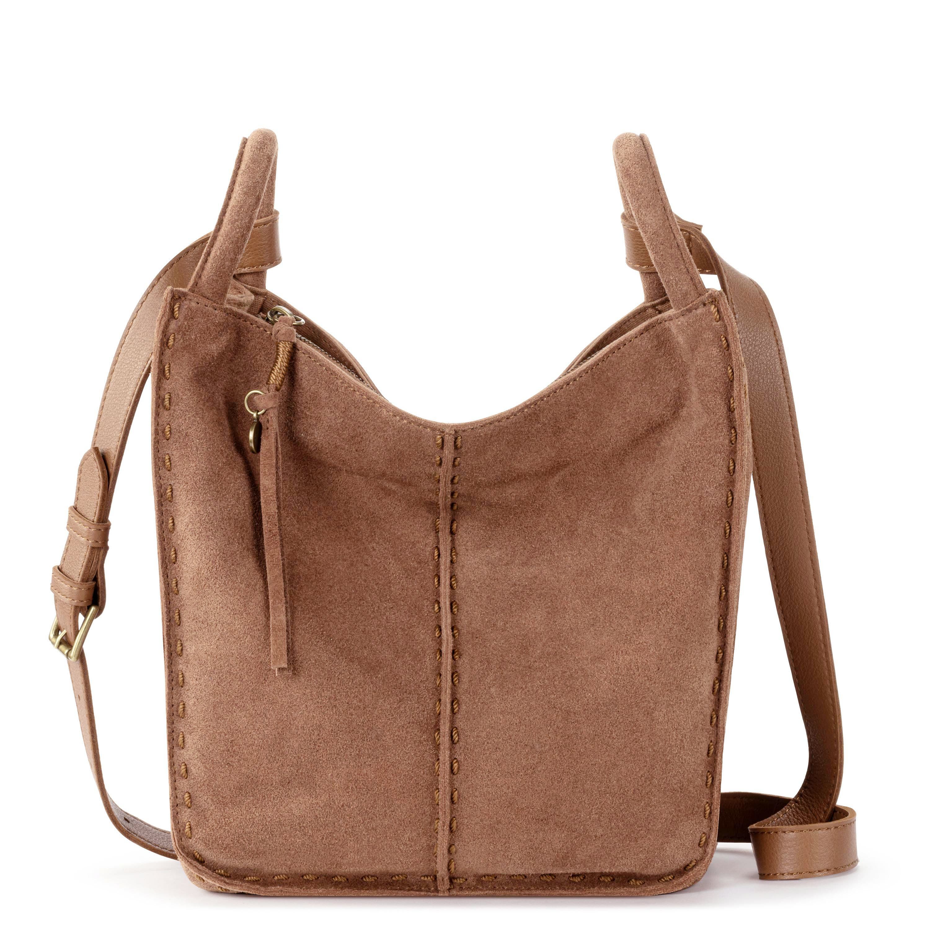 The Sak Los Feliz Crossbody - Leather - Tobacco Suede