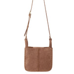 The Sak Los Feliz Mini Crossbody - Leather - Tobacco Suede