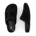 The Sak Bolinas Clog - Leather - Black Suede Patch
