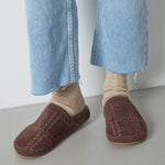 The Sak Bolinas Clog - Leather - Mahogany Suede Patch