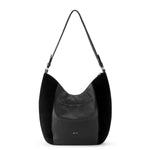 The Sak Sequoia Hobo - Leather - Black Suede Block