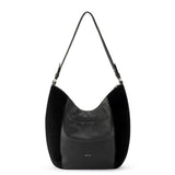 The Sak Sequoia Hobo - Leather - Black Suede Block