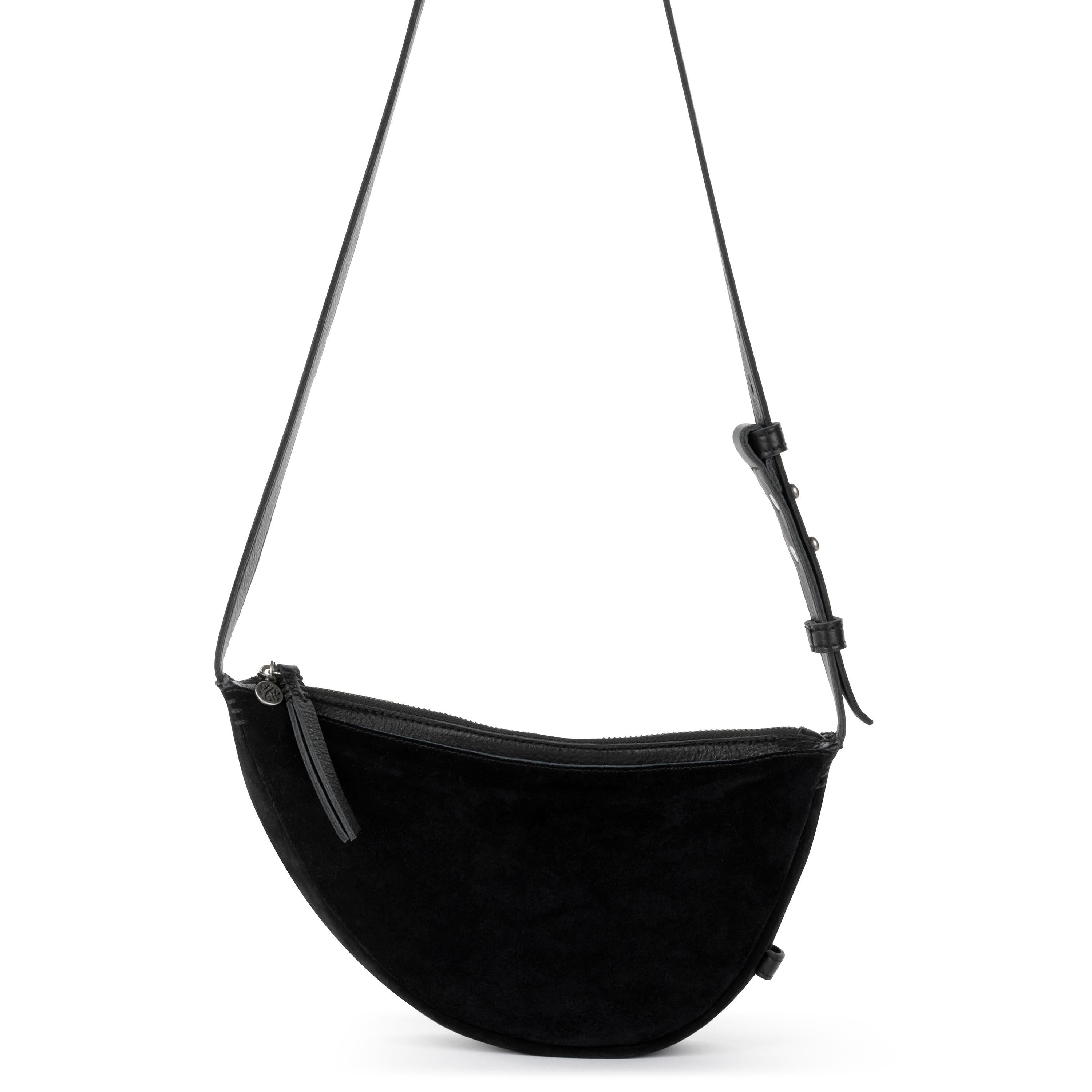 The Sak Tess Sling - Leather - Black Suede