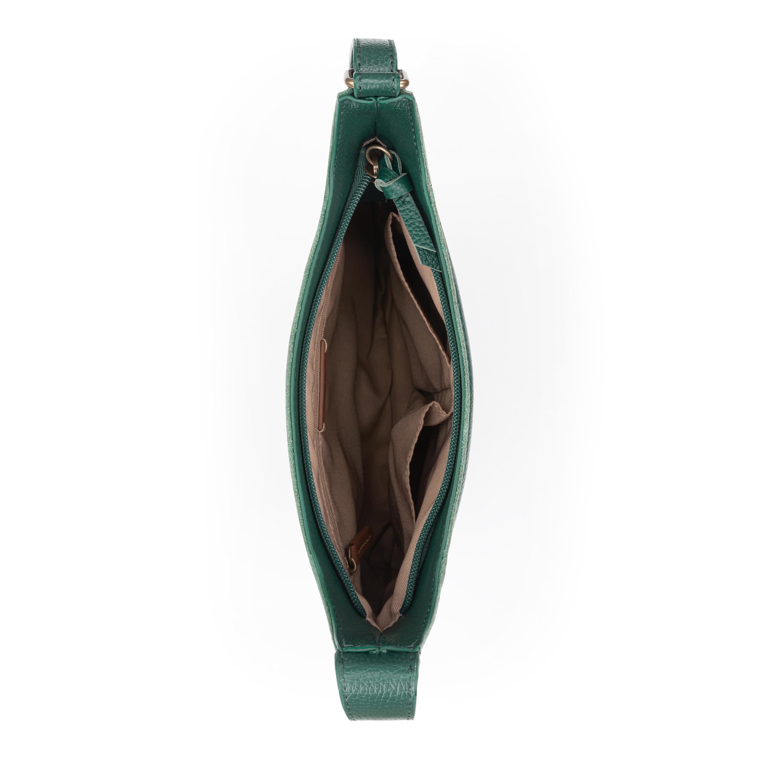 The Sak De Young Crossbody - Leather - Pine