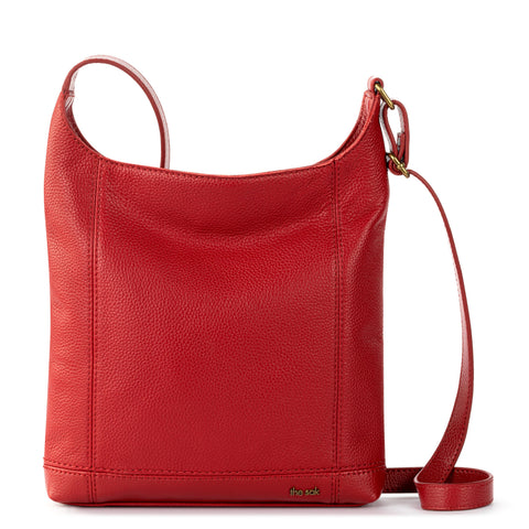 The Sak De Young Crossbody - Leather - Scarlet