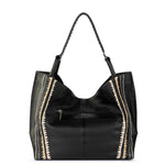 The Sak Los Feliz Large Tote - Leather - Black Neutral Seminyak