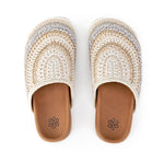 The Sak Bolinas Clog - Hand Crochet - Sand Stripe