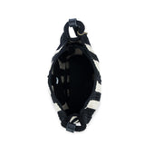 The Sak Los Feliz Crossbody - Hand Crochet - Black Stripe