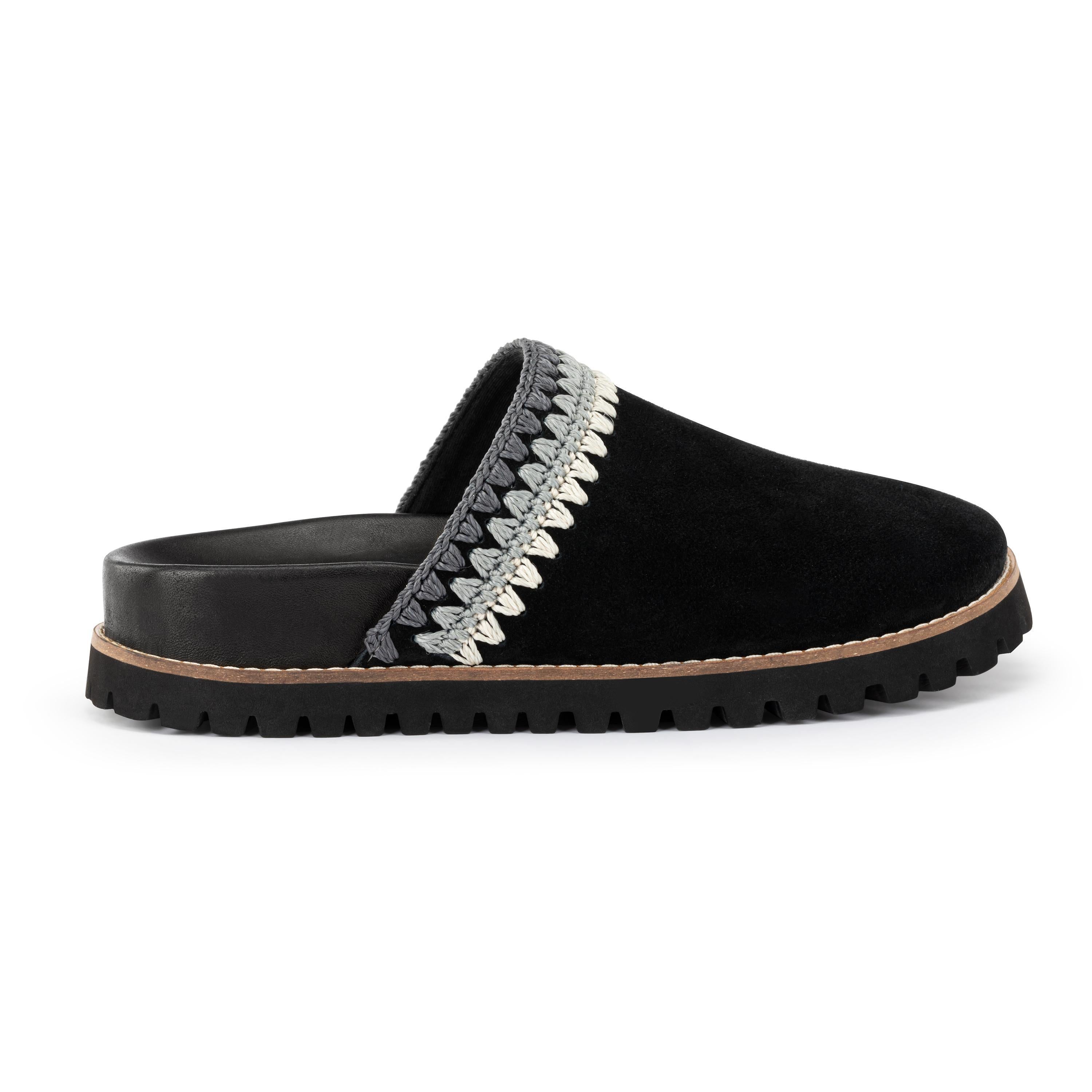 The Sak Bolinas Lug Sole Clog - Leather - Black Seminyak