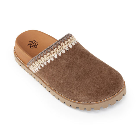 The Sak Bolinas Lug Sole Clog - Leather - Tobacco Seminyak