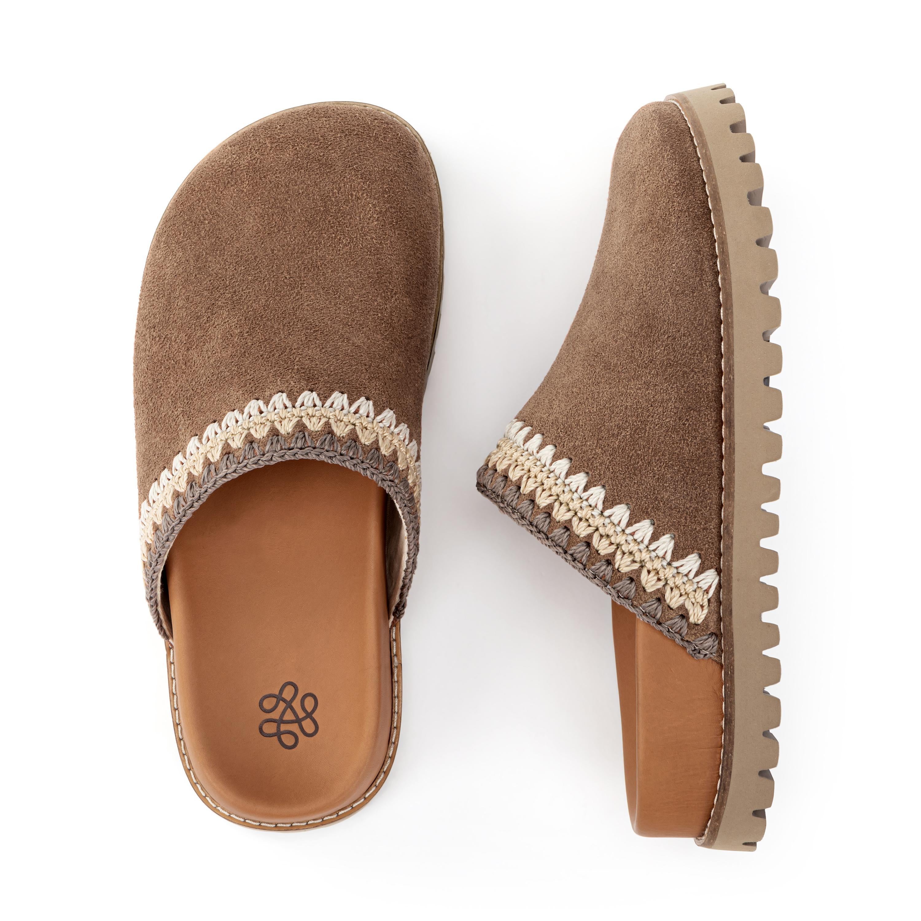 The Sak Bolinas Lug Sole Clog - Leather - Tobacco Seminyak