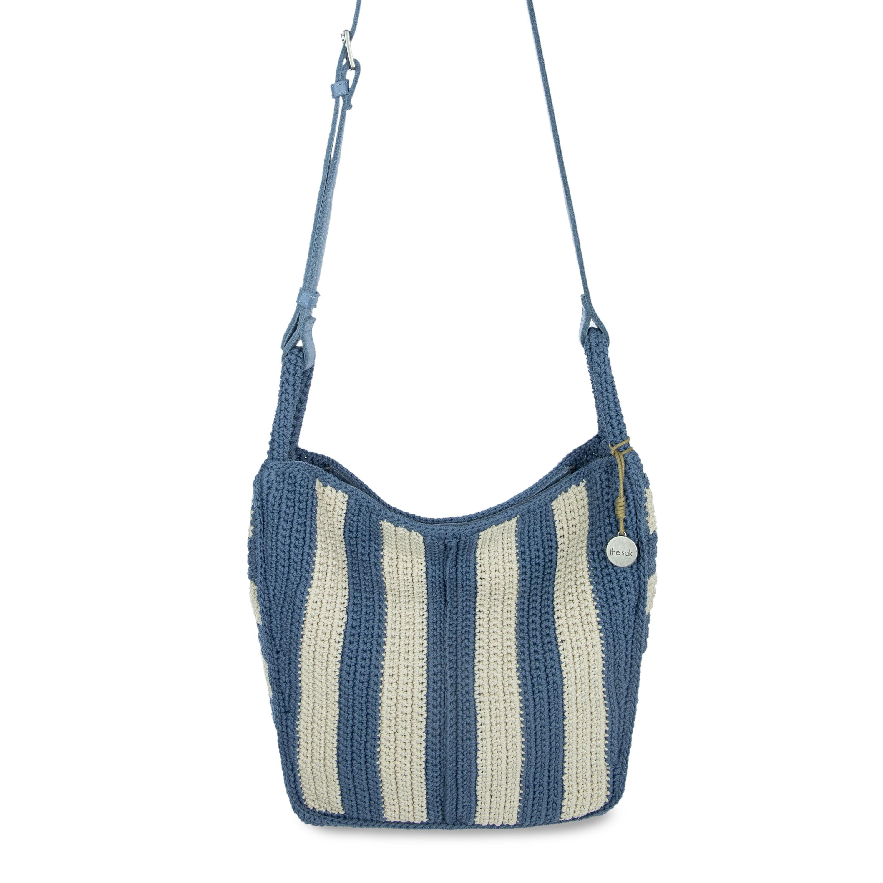 The Sak Los Feliz Crossbody - Hand Crochet - Maritime Stripe