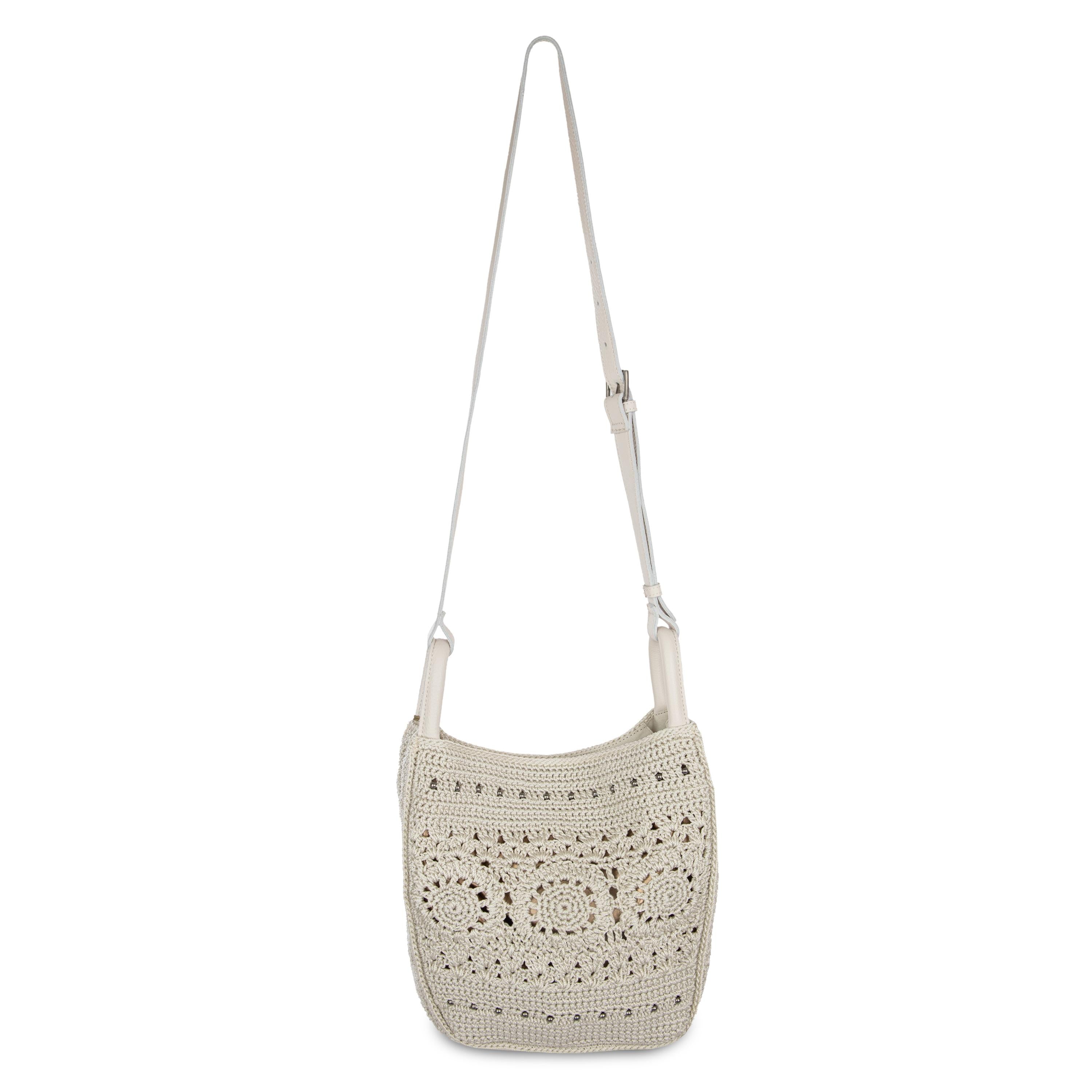 The Sak Los Feliz Crossbody - Hand Crochet - Natural Medallion
