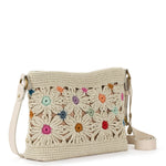 The Sak Melrose Crossbody - Hand Crochet - Natural Multi Flowers