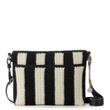 The Sak Melrose Crossbody - Hand Crochet - Black Stripe