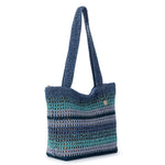 The Sak Casual Classics Tote - Hand Crochet - Lapis Stripe Sayulita