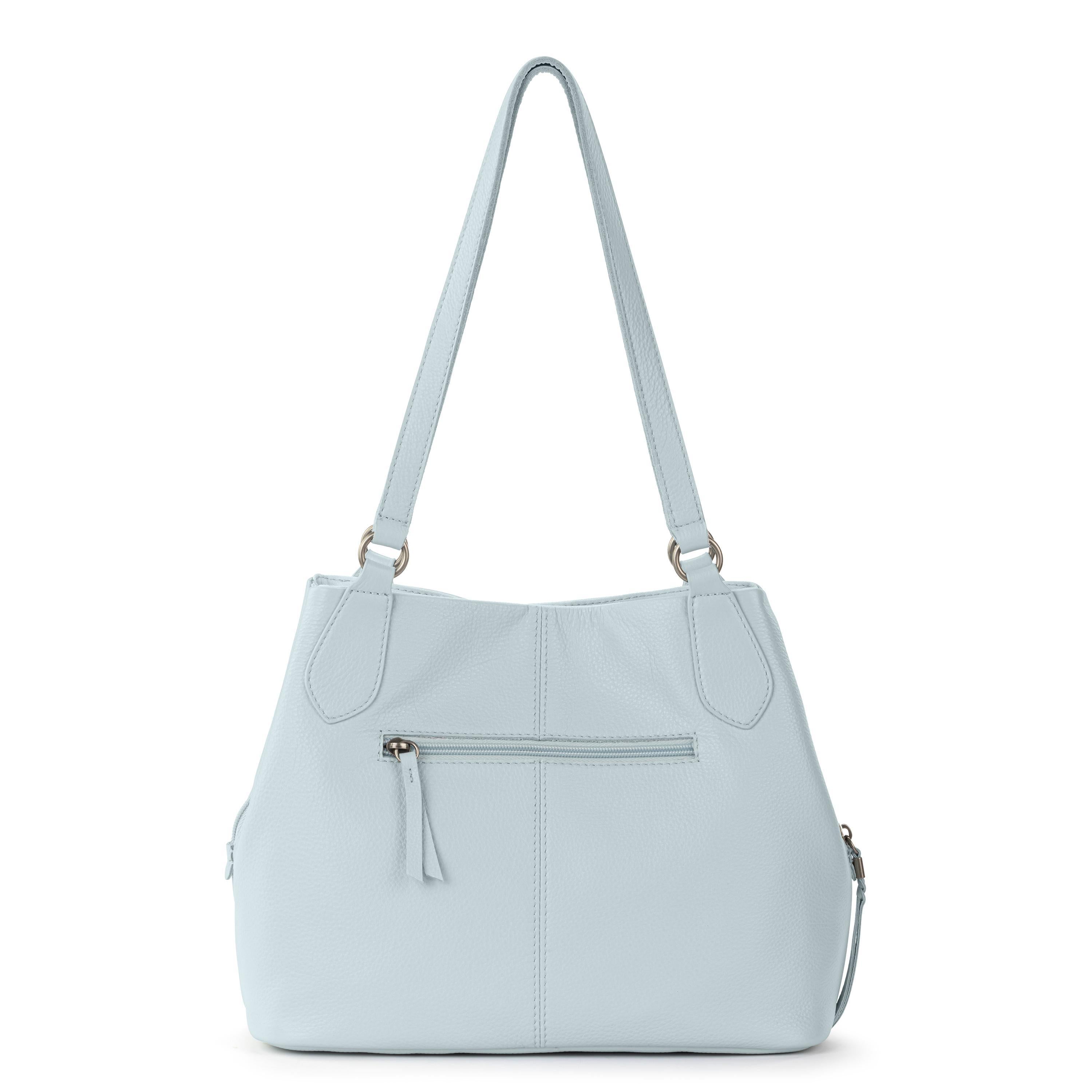 The Sak Melrose Satchel - Leather - Ice Blue