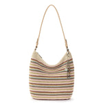 The Sak Sequoia Hobo - Hand Crochet - Pink Multi Stripe
