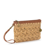The Sak Vita Wristlet - Straw - Natural Primrose