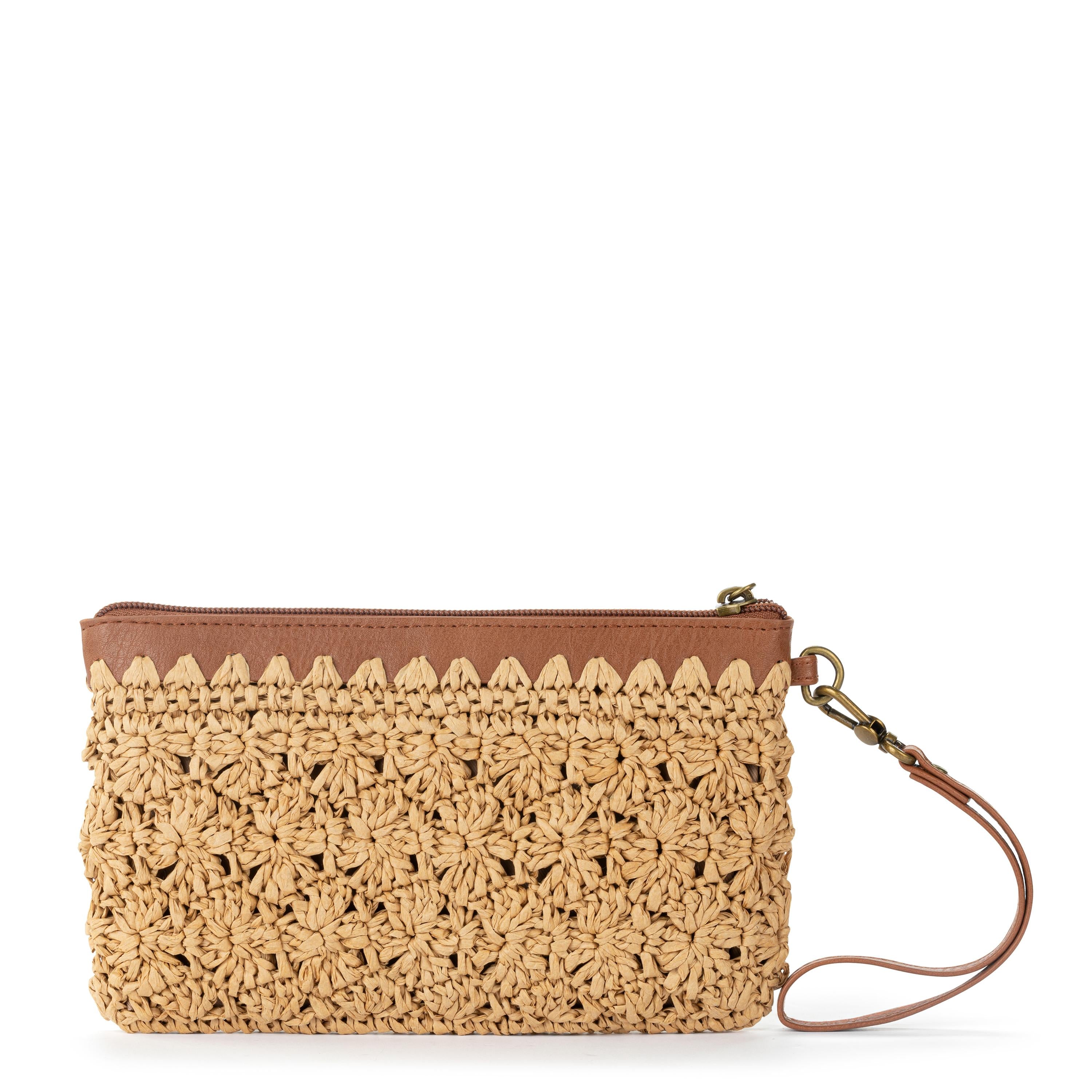 The Sak Vita Wristlet - Straw - Natural Primrose