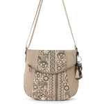 Sakroots Foldover Crossbody - Canvas - Sand Tapestry