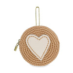The Sak Circle Coin Pouch - Hand Crochet - Bamboo Stone Heart
