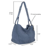 The Sak Los Feliz Hobo - Hand Crochet - Maritime