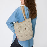 The Sak 120 Hobo - Hand Crochet - Natural Medallion