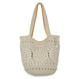 The Sak 120 Hobo - Hand Crochet - Natural Medallion