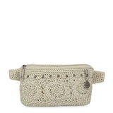 The Sak Caraway Small Belt Bag - Hand Crochet - Natural Medallion