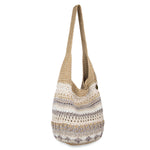 The Sak 120 Hobo - Hand Crochet - Sand Stripe