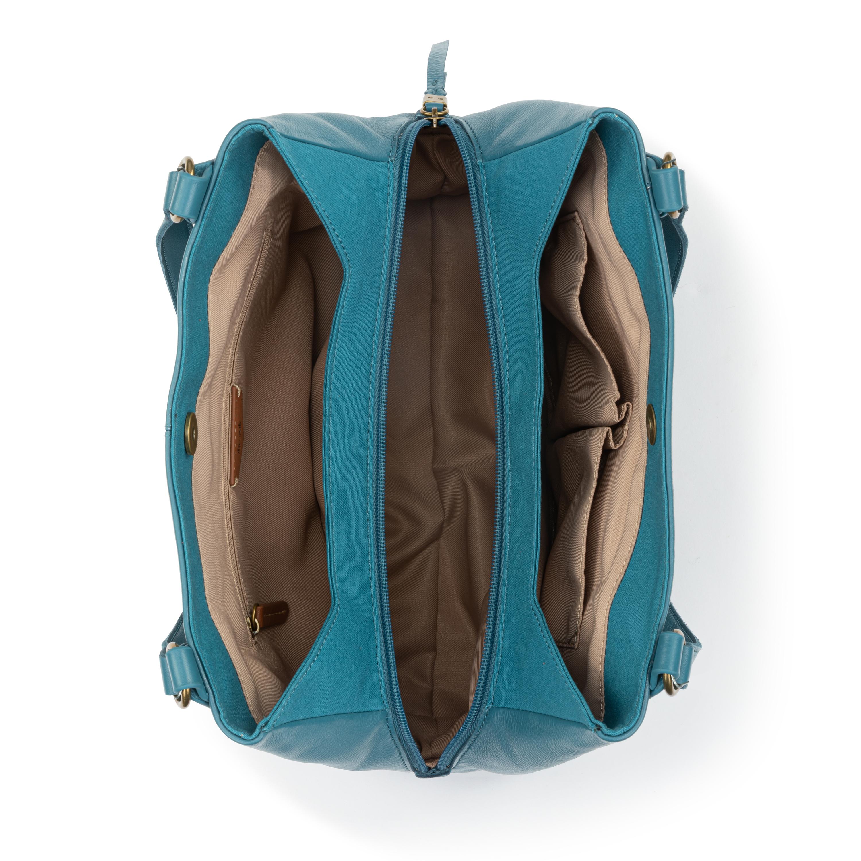 The Sak Melrose Satchel - Leather - Lagoon