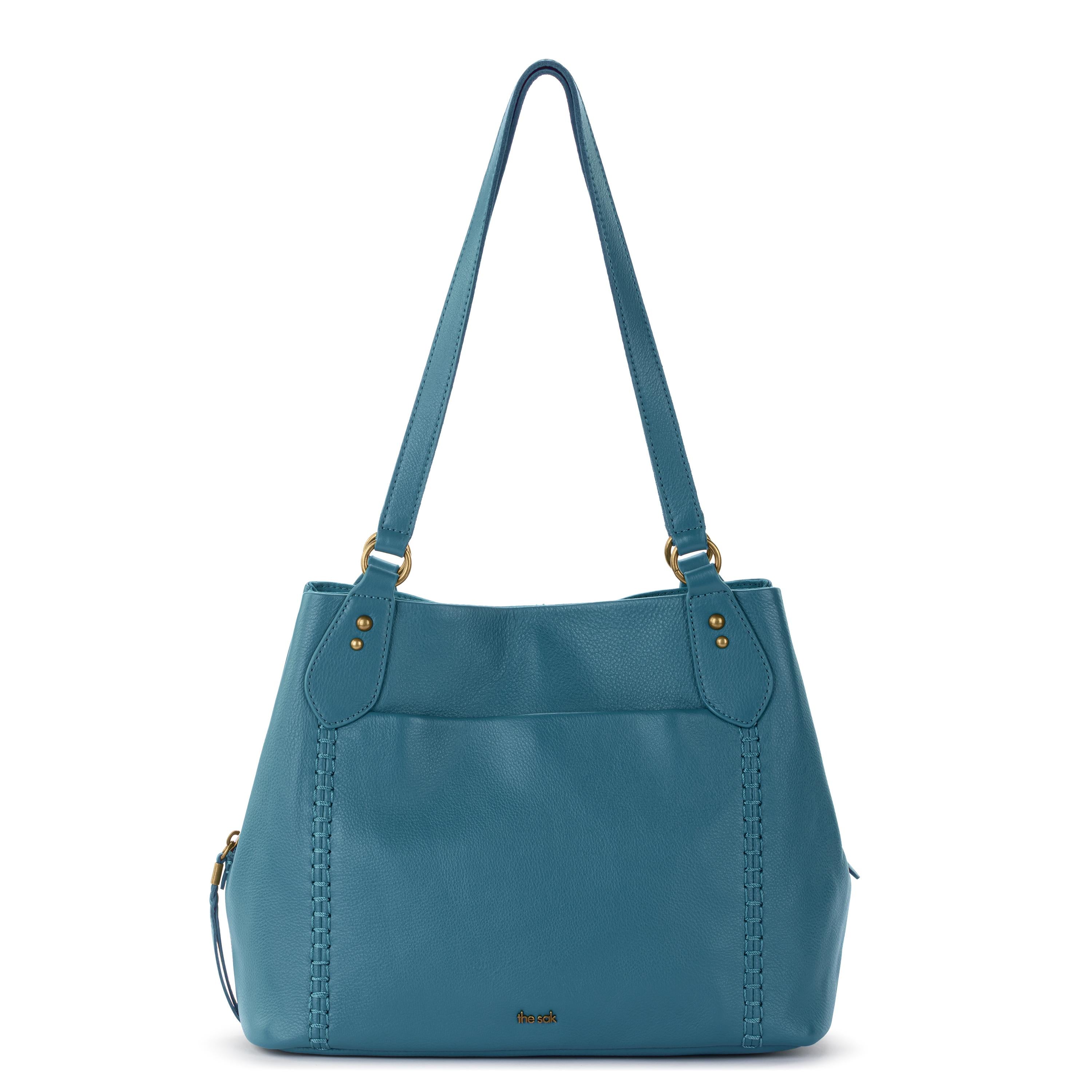The Sak Melrose Satchel - Leather - Lagoon