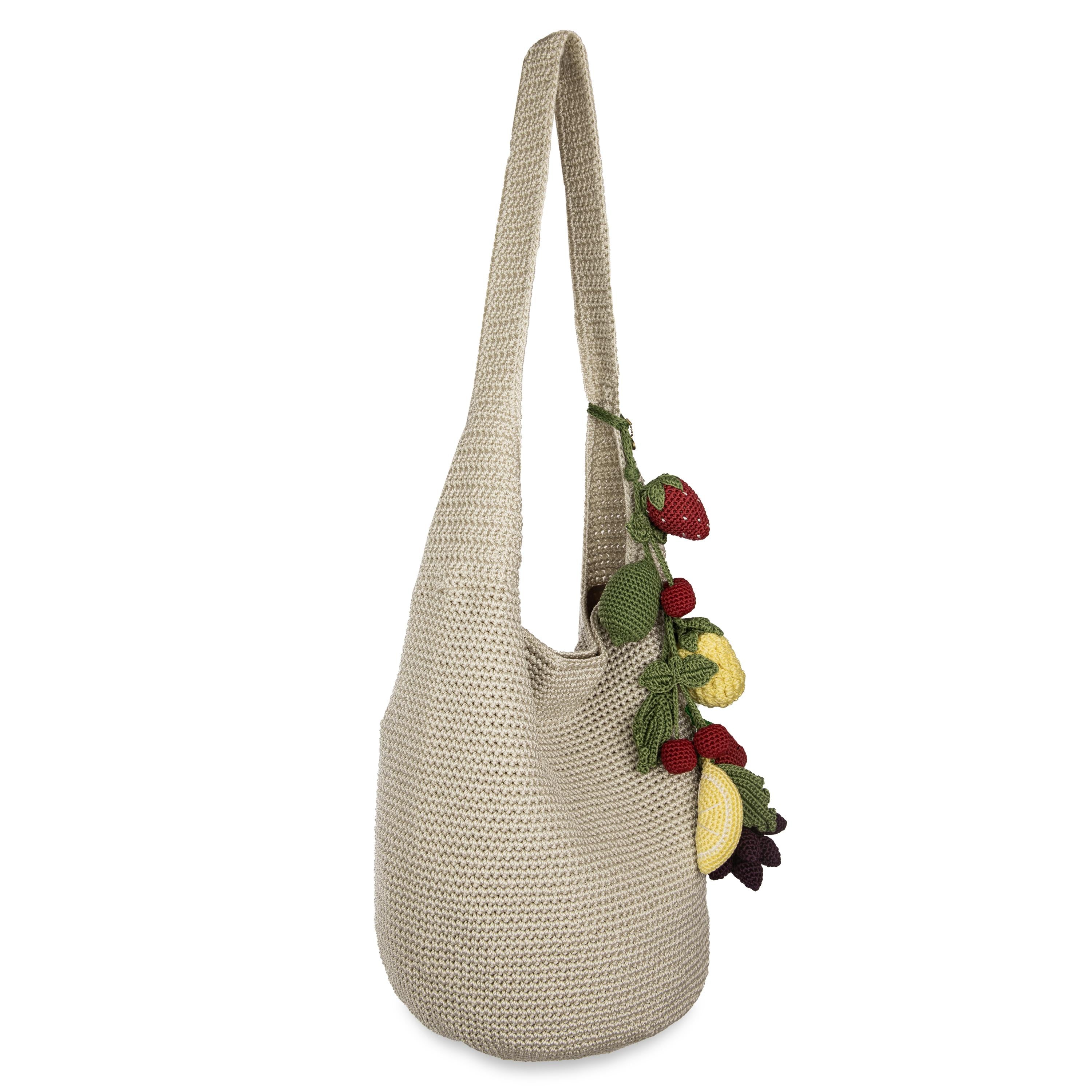 The Sak 120 Hobo - Hand Crochet - Natural Fruit