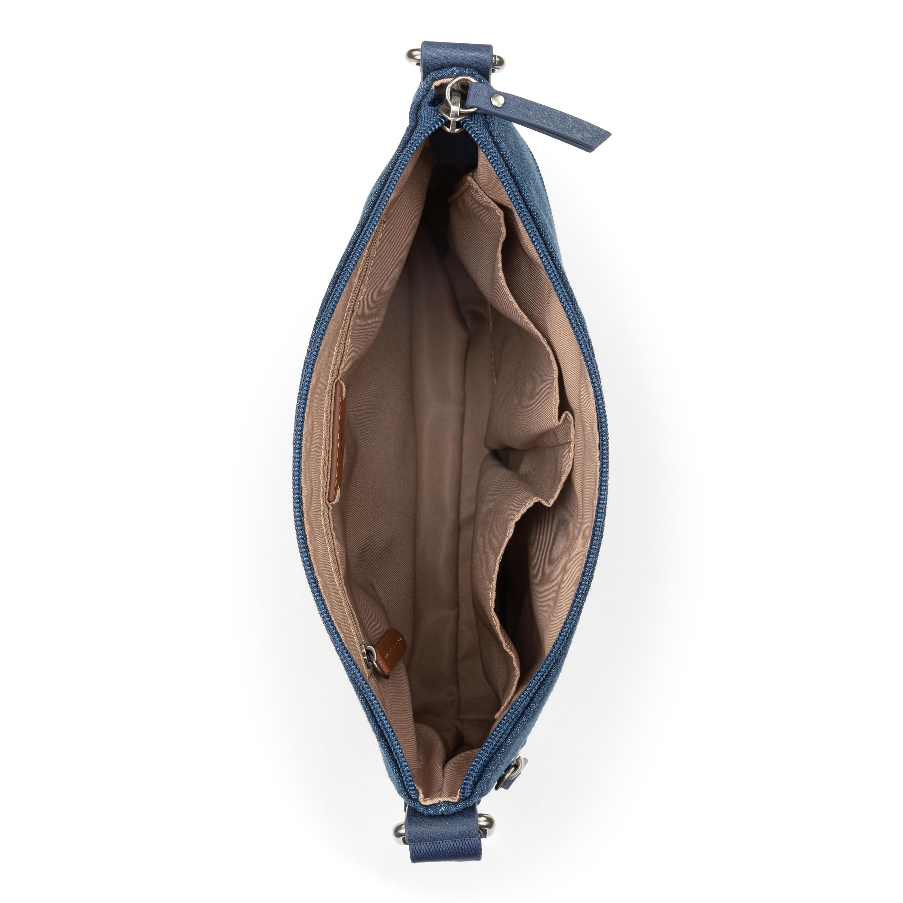 The Sak Basic Crossbody - Denim - Reef Seascape Embroidery