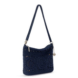 The Sak Lumi Crossbody - Hand Crochet - Denim Medallion