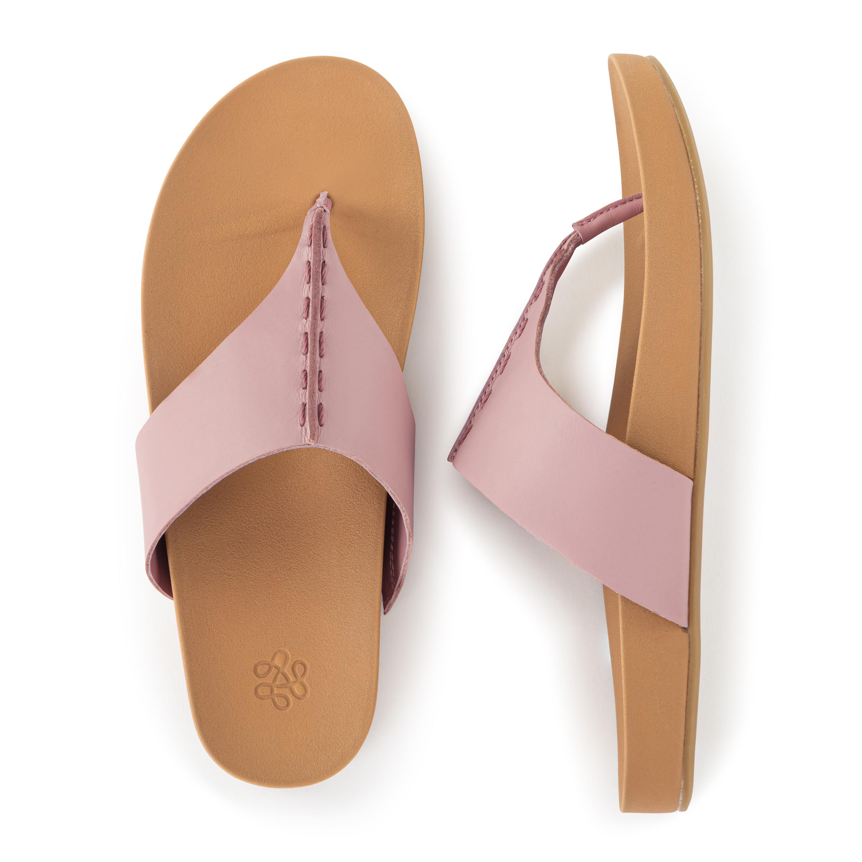 The Sak Everly Sandal - Leather - Rosewood